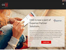 Tablet Screenshot of csid.com